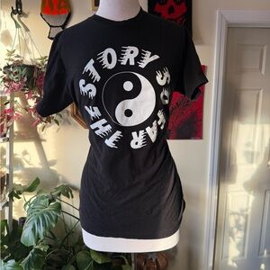 The Story So Far Black Band Tee with Peace Graphic